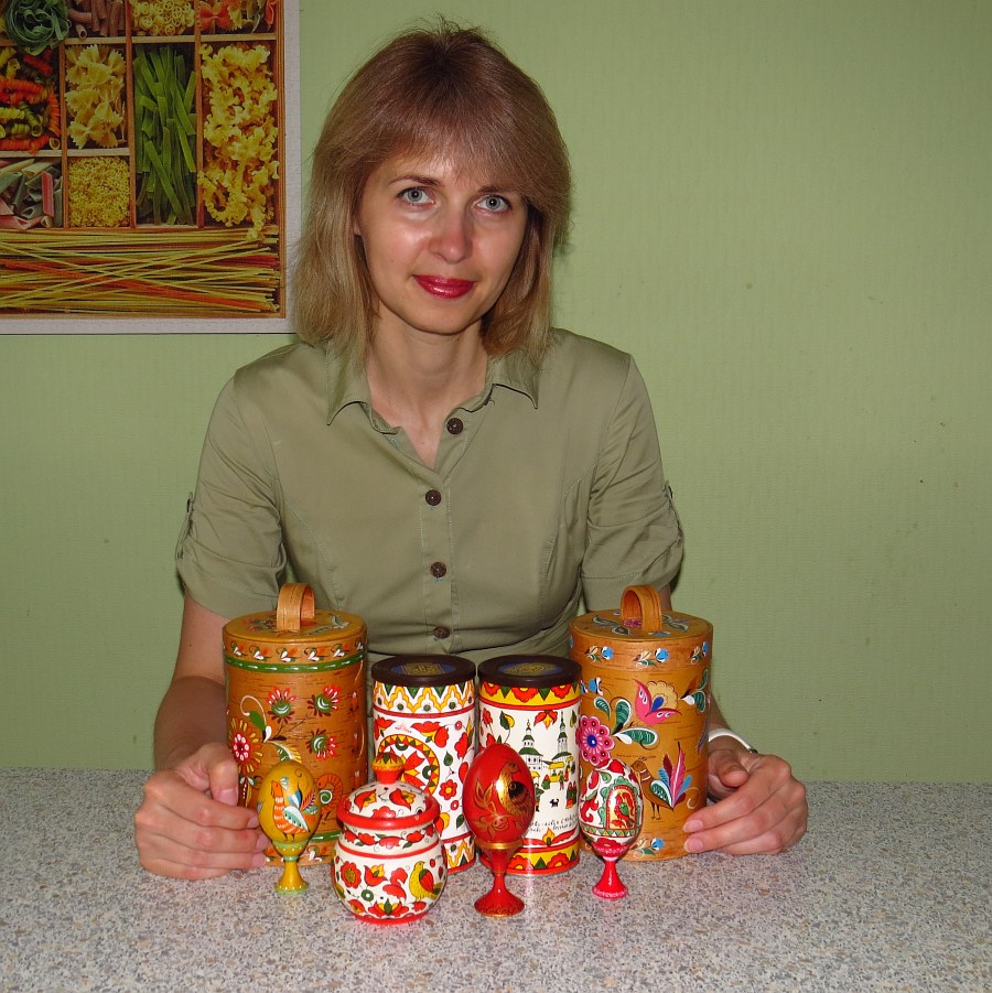 Ирина с работами